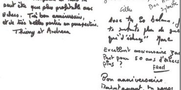 des petits mots :)